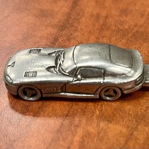 Dodge Viper GTS Pewter Keychain